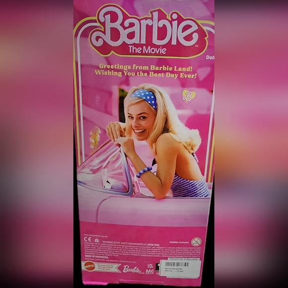 Barbie The Movie Doll, Margot Robbie as Barbie, Collectible Doll - Picture 3 of 3